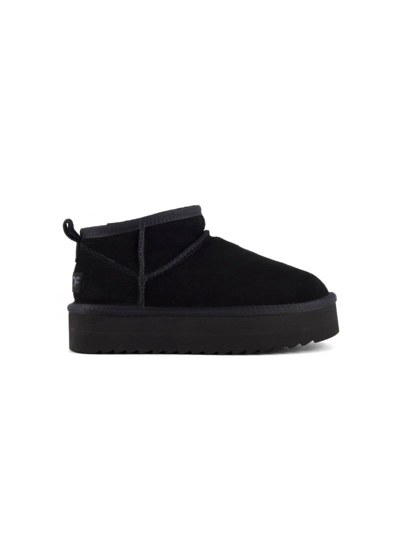 Stivaletto platform in suede