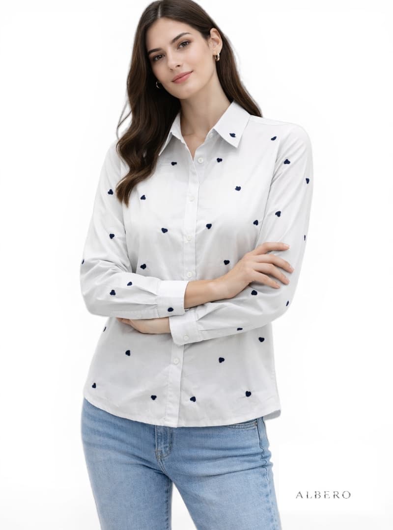 Camicia con cuori